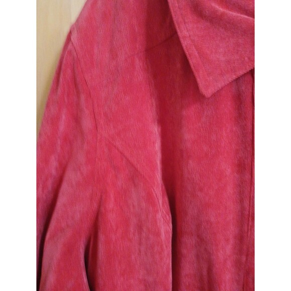 Christopher & Banks Women Longsleeve Jacket True Red Plus Size 3X Full Zip-Up - Picture 10 of 16